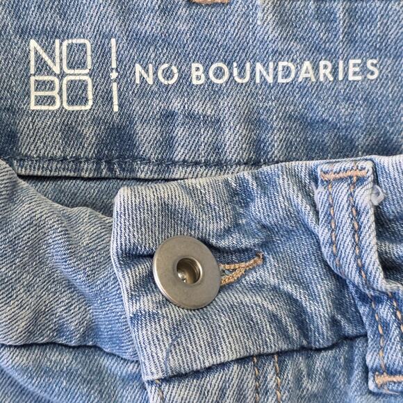 No Boundaries Super High Rise Skirt Women’s Small Denim or Cotton - Picture 2 of 6